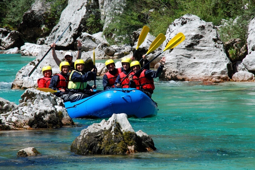 COP Travel Slovinsko hotely Bovec Soča rafting