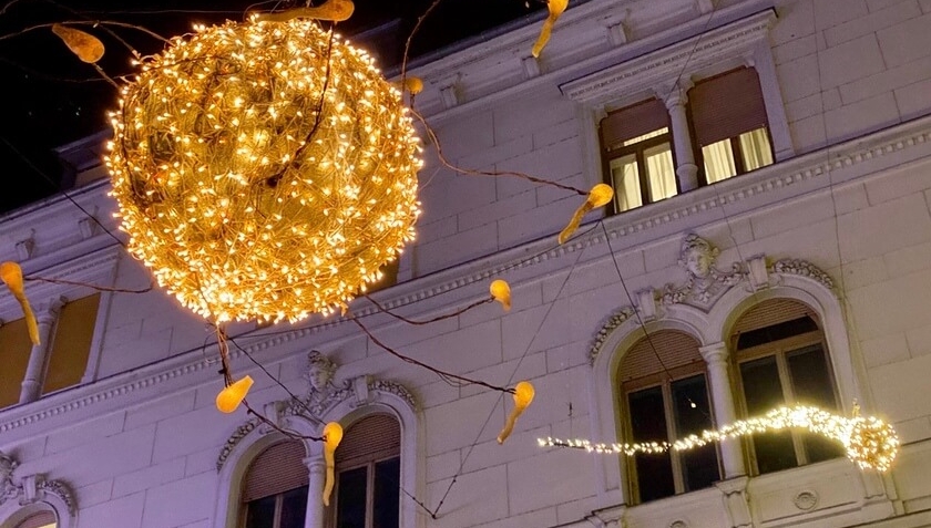 COP Travel Advent v Ljubljani výzdoba