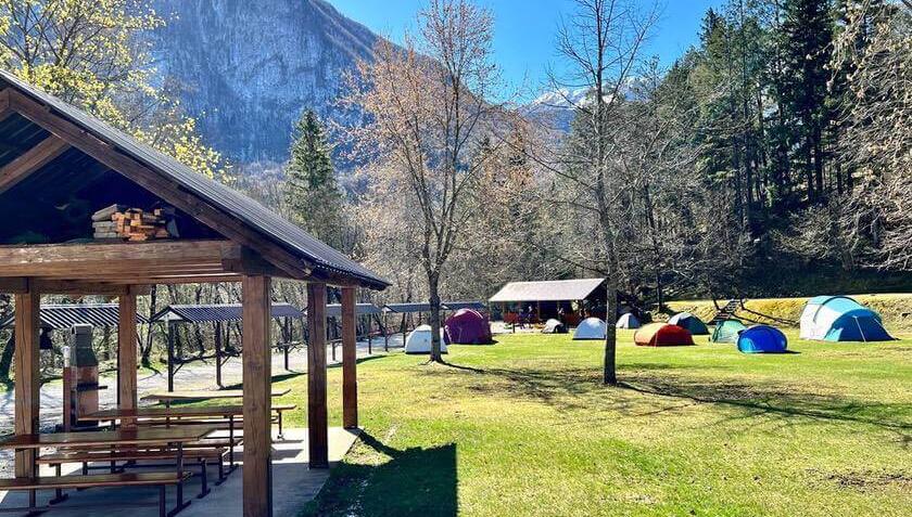 Camp Vodenca, Bovec, Slovinsko